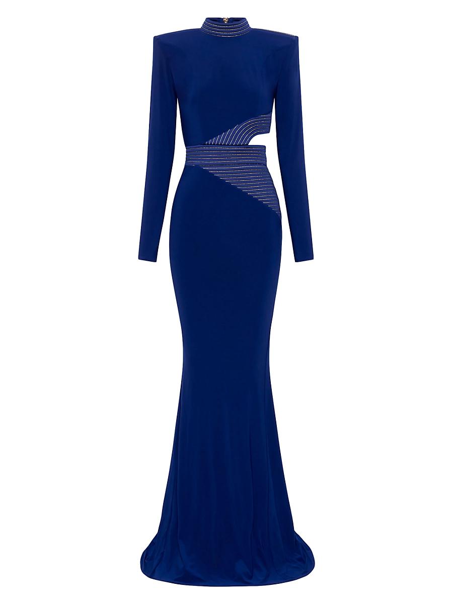 Womens Message To Love Jersey Long-Sleeve Gown Product Image