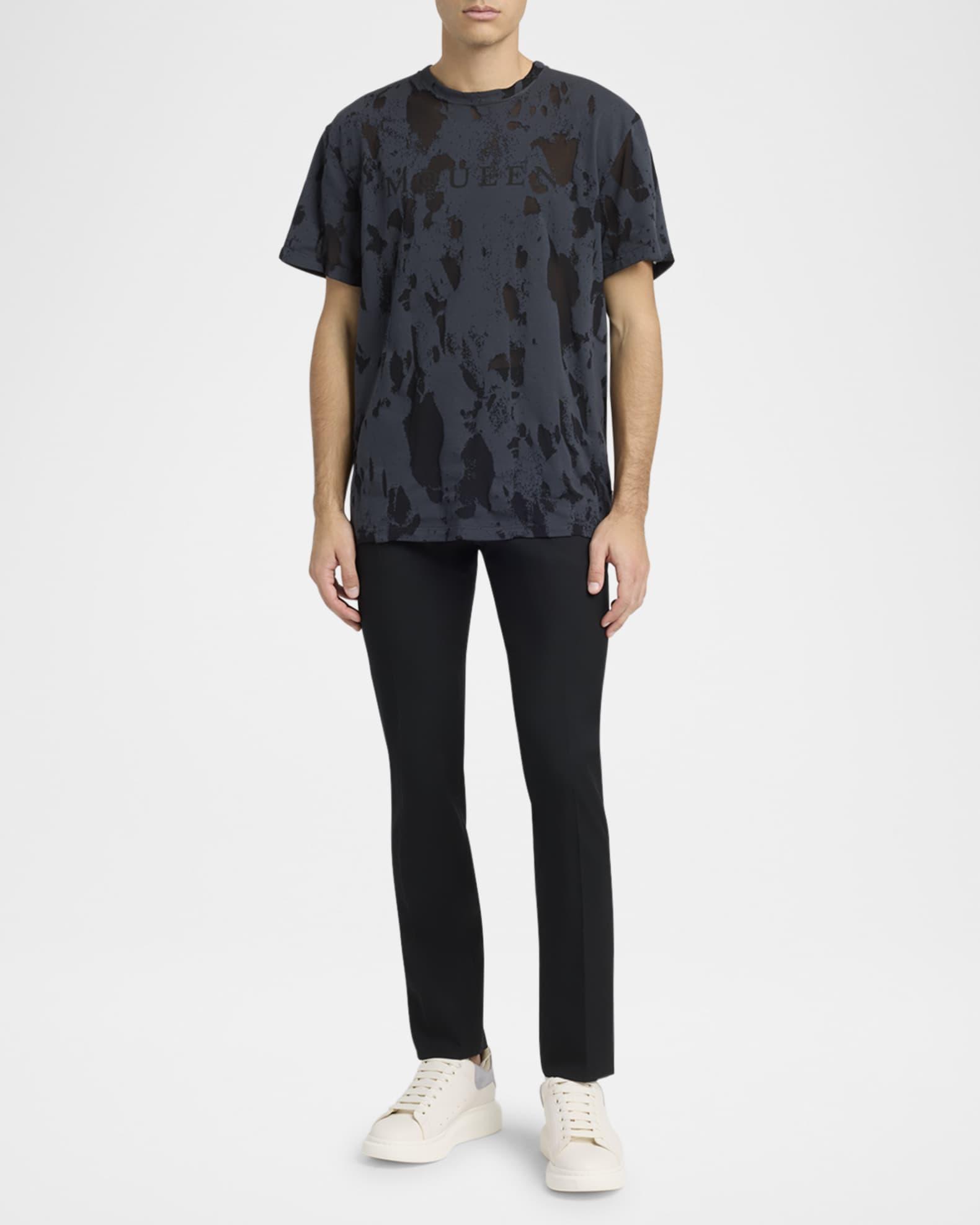 Men's Oversized Leather Low-Top Sneakers Product Image