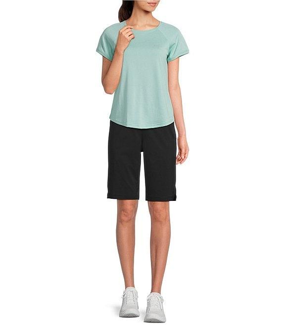 Columbia All Seasons Omni-Shade Mid Rise Waist Long Pull-On Shorts Product Image