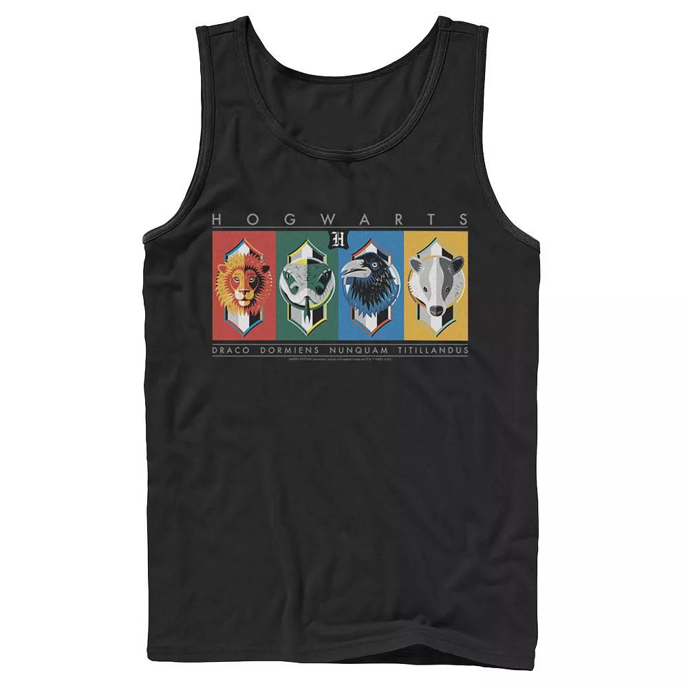 Men's Harry Potter Hogwarts House Symbols Graphic Tank Top,  Product Image