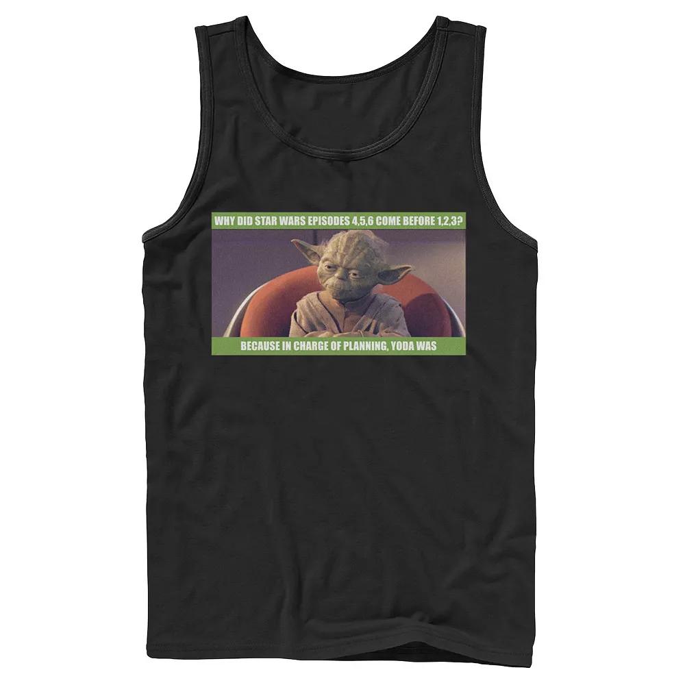 Men's Jurassic Park Tilted Retro Grid Logo Tank Top,  Product Image