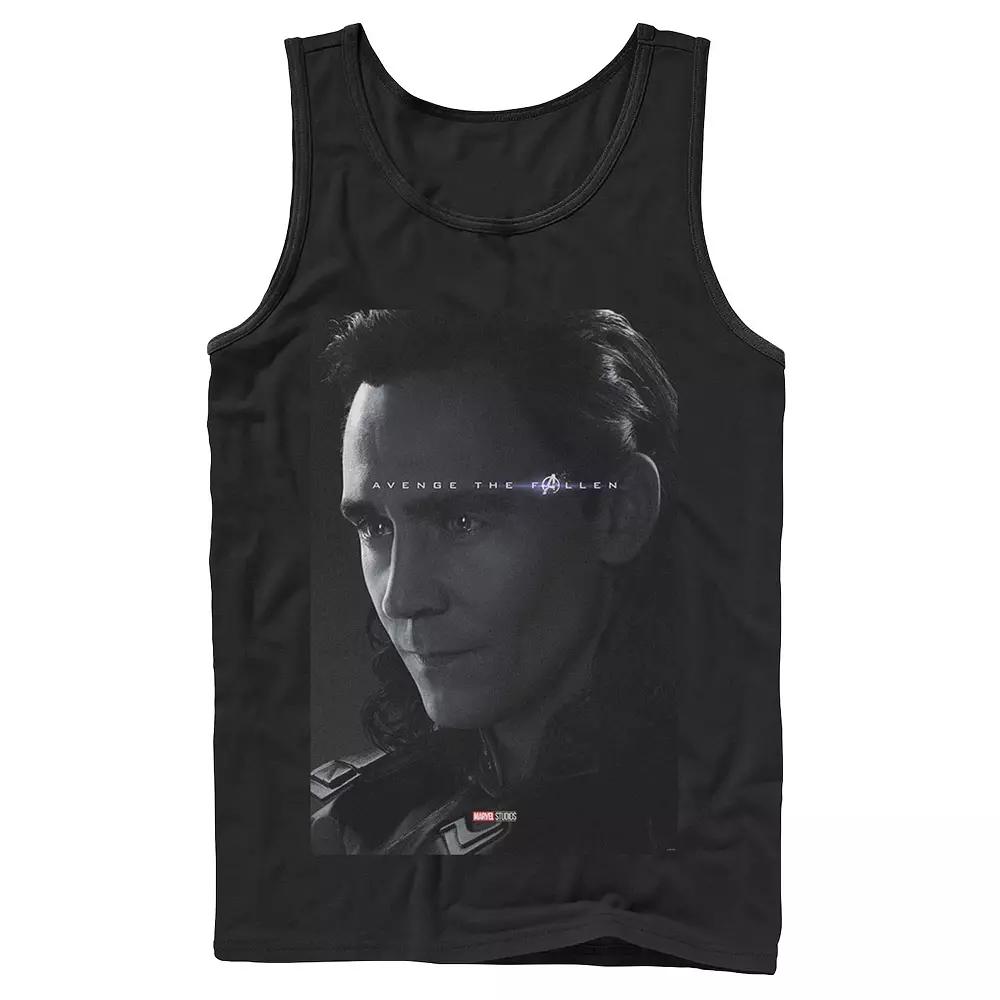 Men's Marvel Avengers Endgame Loki Avenge The Fallen Poster Tank Top, Boy's,  Product Image