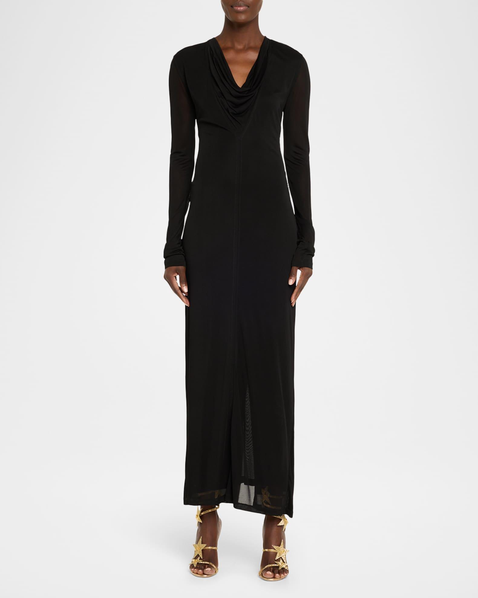 Cleo Crystal Star Satin Snake-Wrap Sandals Product Image