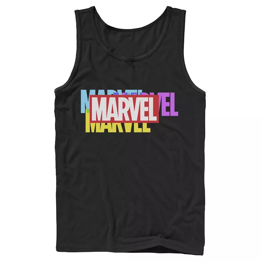 Men's Marvel Multi-Color Logo Tank Top, Boy's,  Product Image