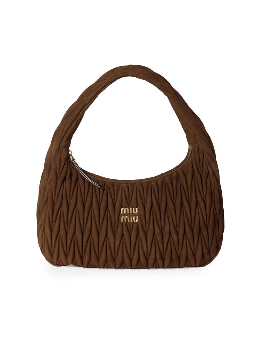 Womens Wander Matelass Suede Hobo Bag Product Image