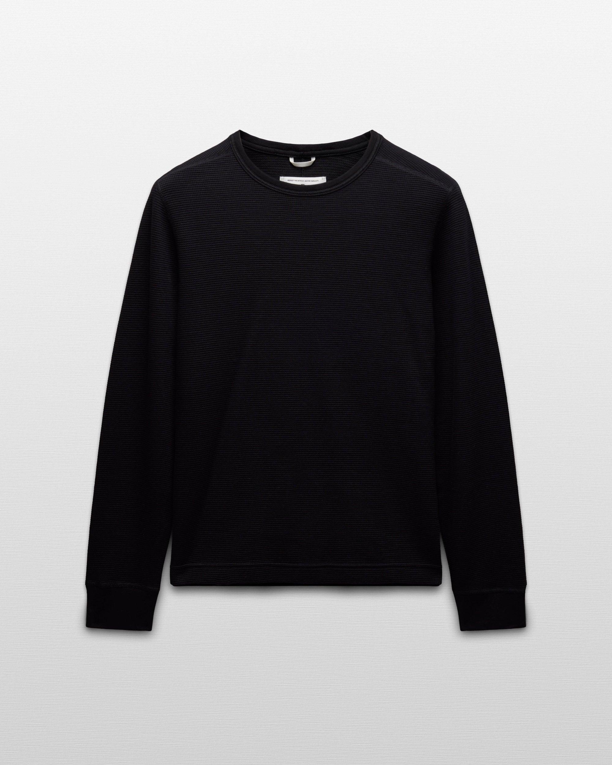 Lightweight Waffle Standard Long Sleeve Male Product Image