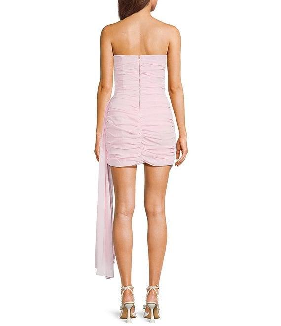 Lulus Mesh Strapless Bodycon Mini Dress Product Image