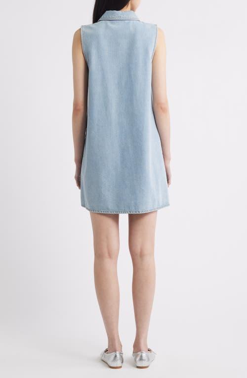 FRAME The City Shift Denim Dress In Blue Product Image