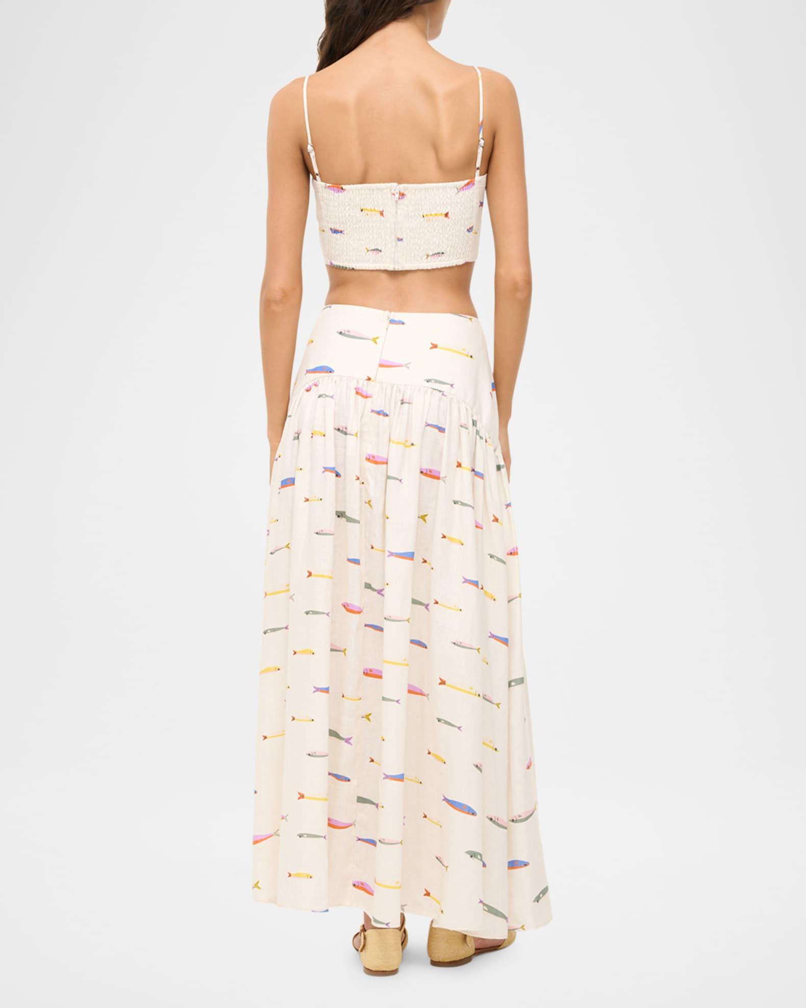 Procida Linen Maxi Skirt Product Image