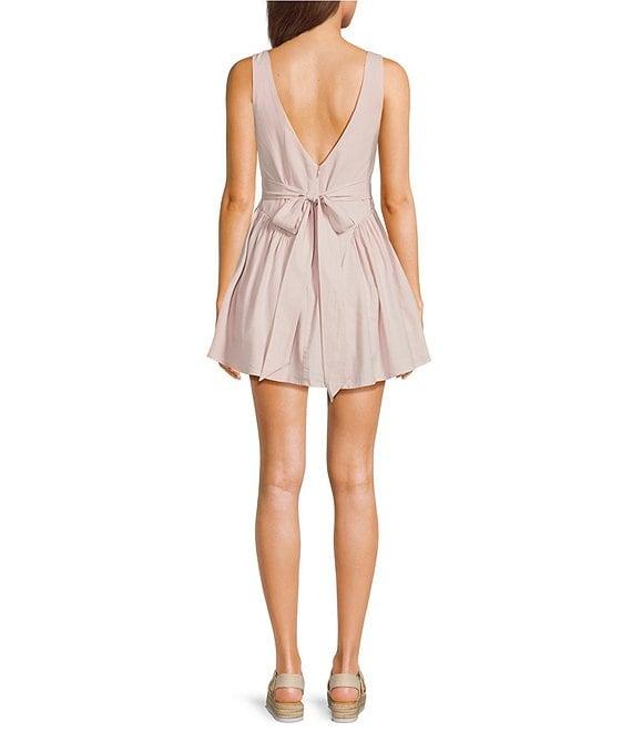 KatieJNYC Brenna Bow Dress Mini Dress Product Image