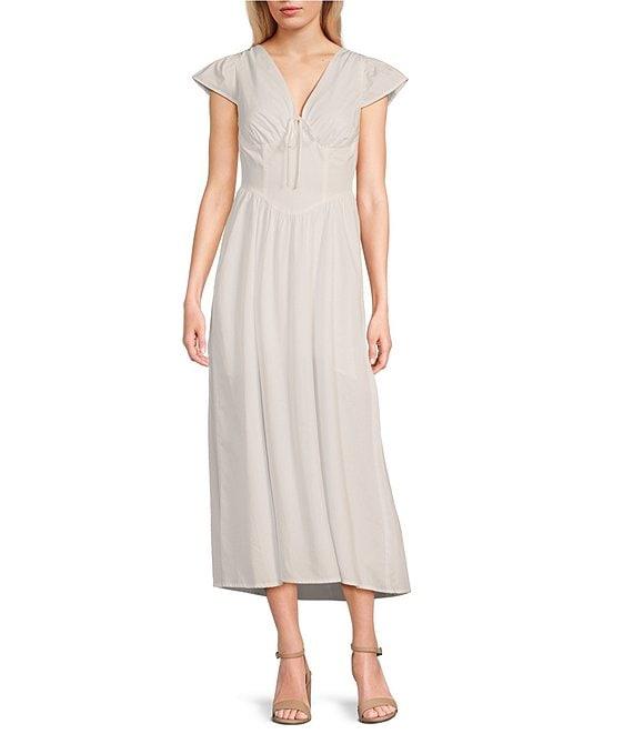 GB Poplin Maxi Dress Product Image