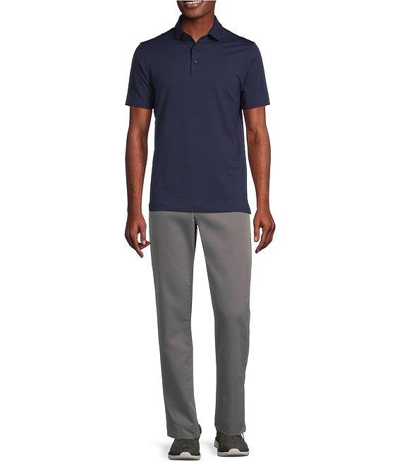 Cremieux Blue Label Tailored Fit Solid Short Sleeve Polo Shirt Product Image