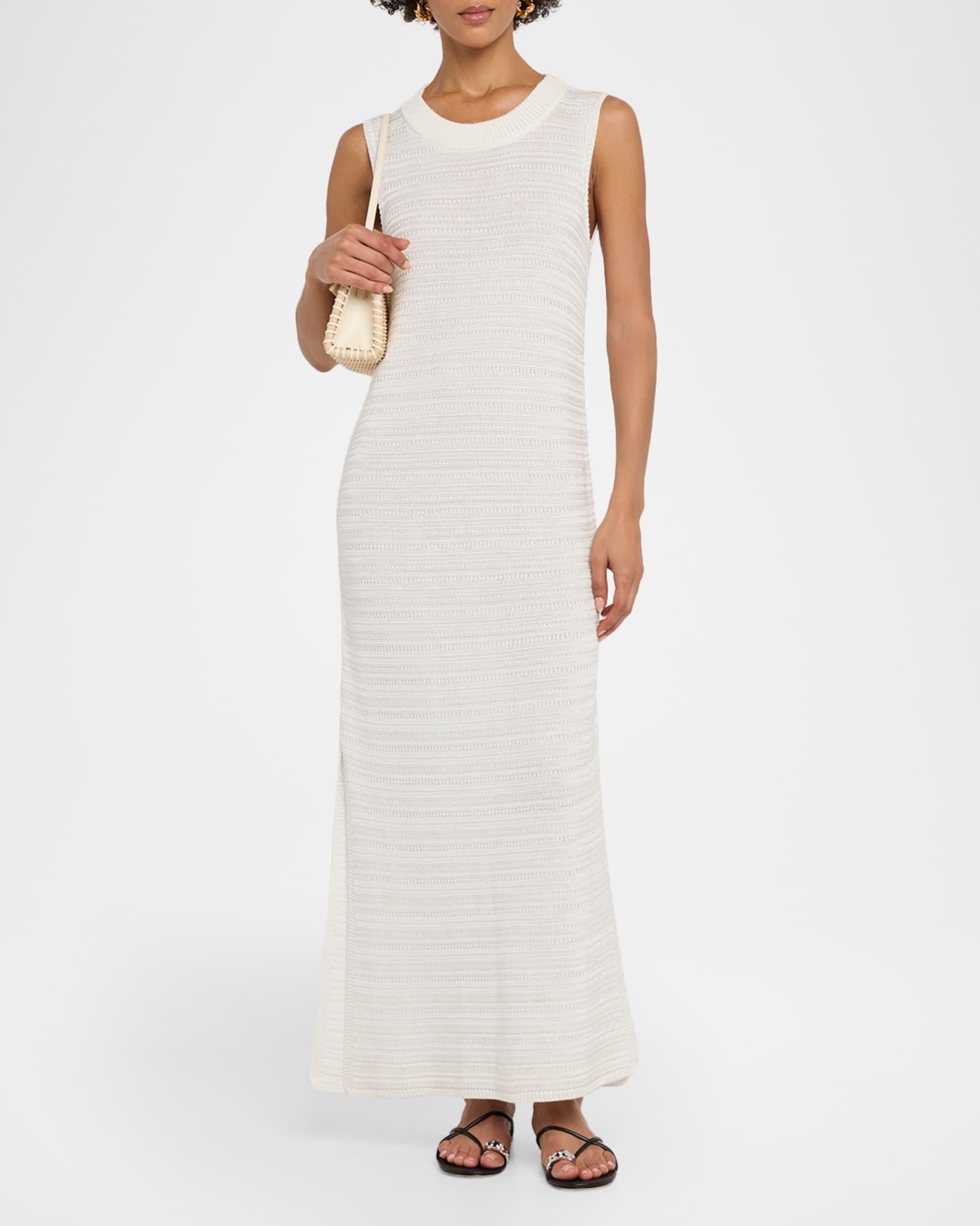 Isla Sleeveless Textured Knit Maxi Dress Product Image