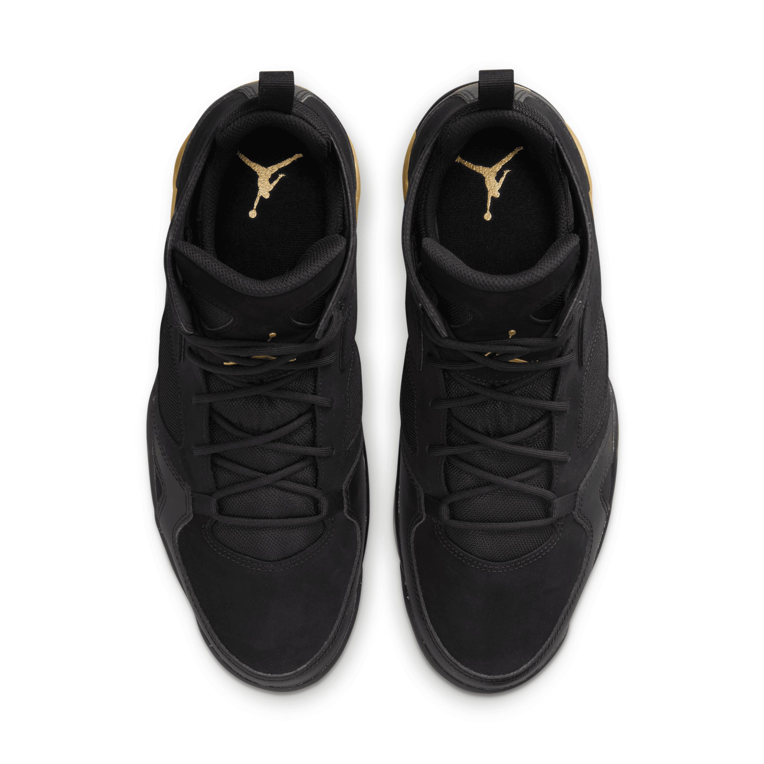 Jordan Mens Jordan Flight Club 91 - Mens Basketball Shoes Black/Gold Product Image