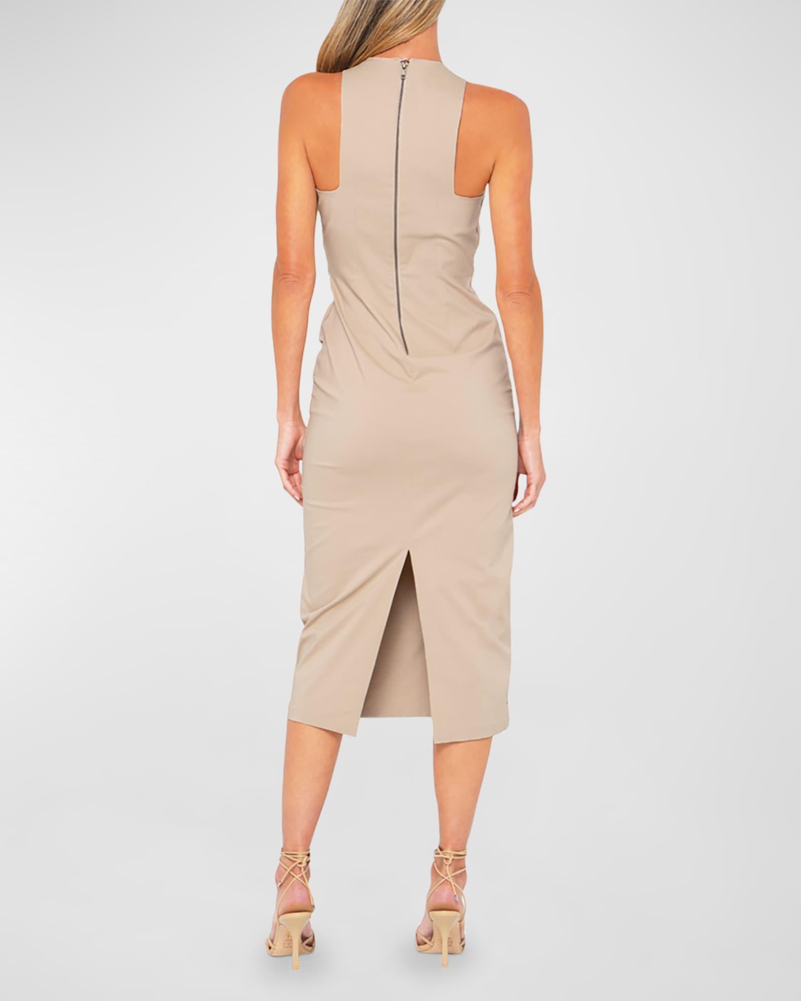 Birkin Gathered Midi Dress Product Image