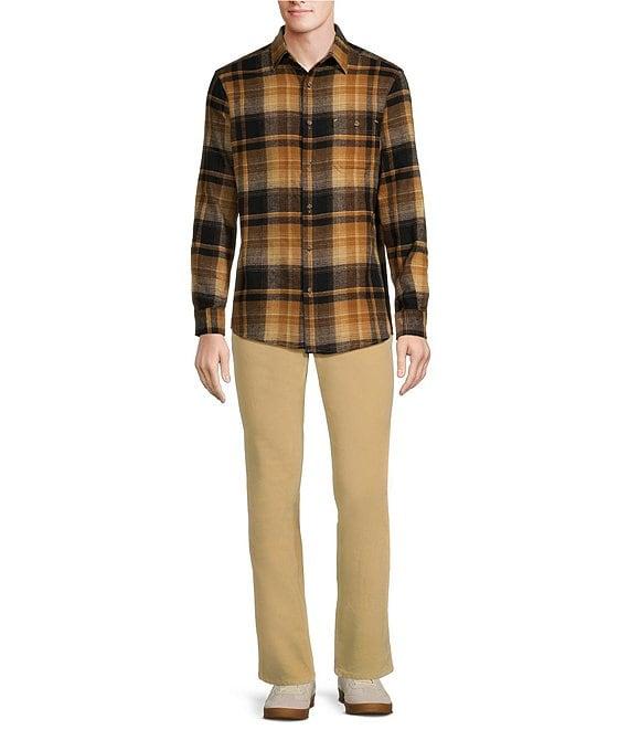Rowm Long Sleeve Portuguese Flannel Ombre Plaid Shirt Product Image