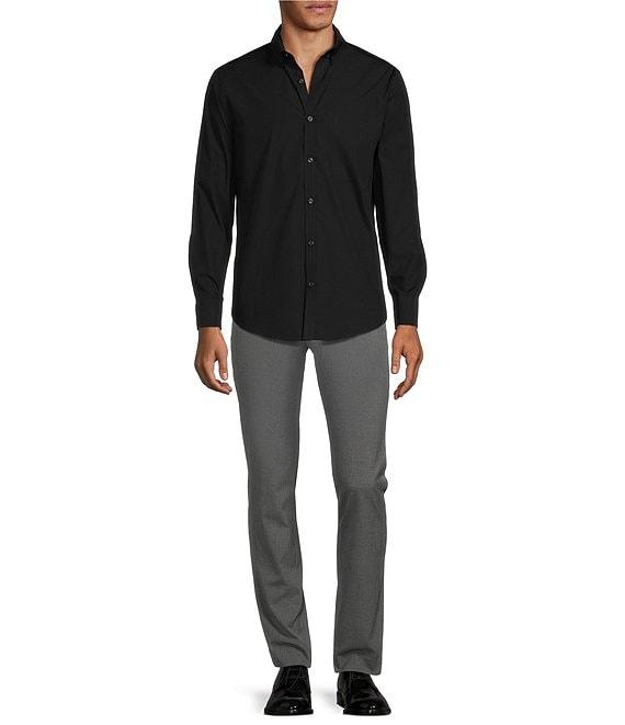 Murano Wardrobe Essentials Ultimate Modern Comfort Stretch Solid Long Sleeve Woven Shirt Product Image