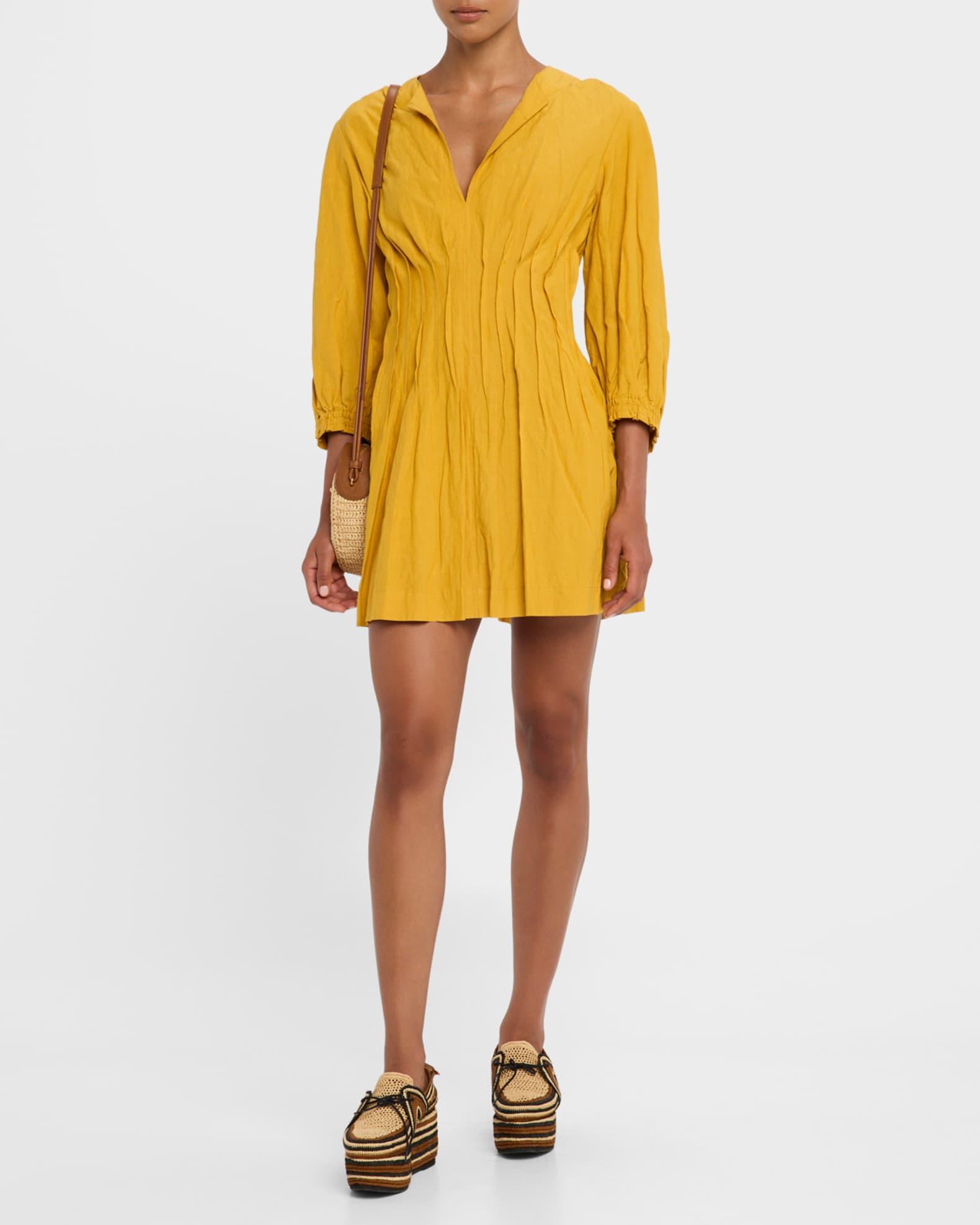 Rocca Pintuck A-Line Mini Dress Product Image