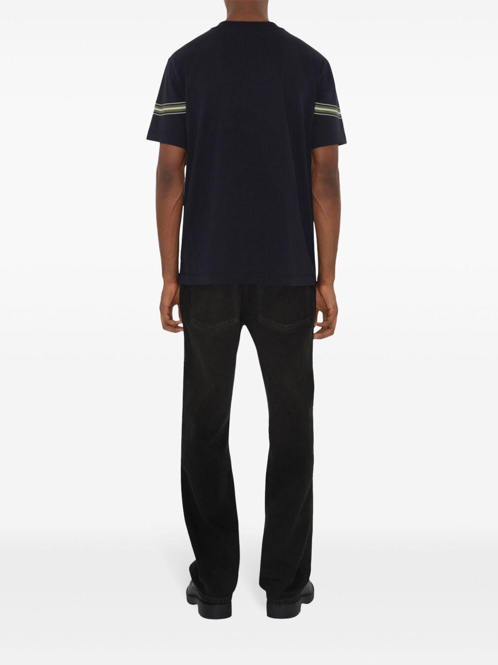 striped cotton T-shirt Product Image