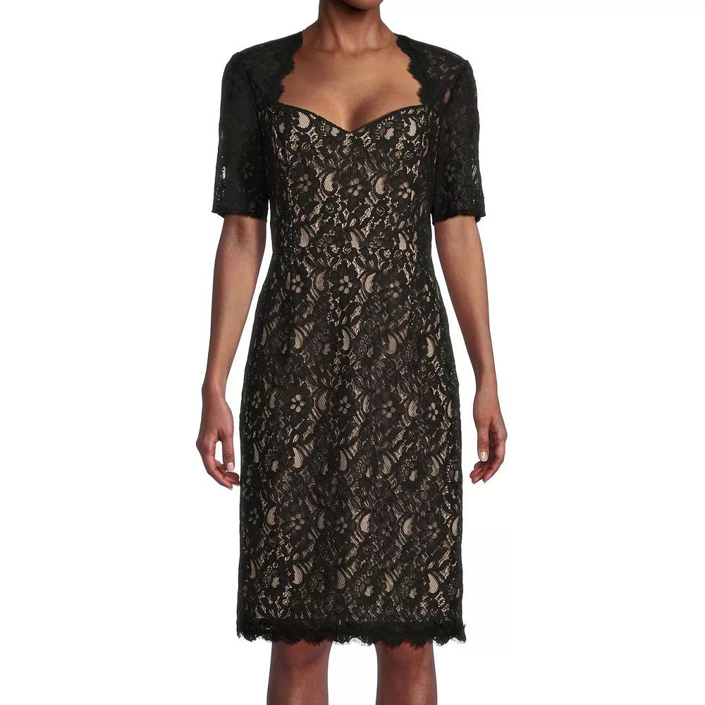Women's Focus By Shani Bodycon Lace Dress,  Product Image