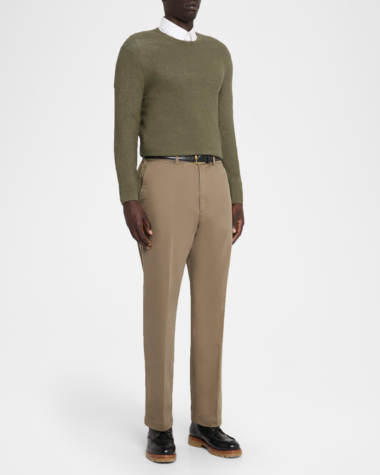 Men's Cotton Twill Straight-Fit Chino Pants Product Image