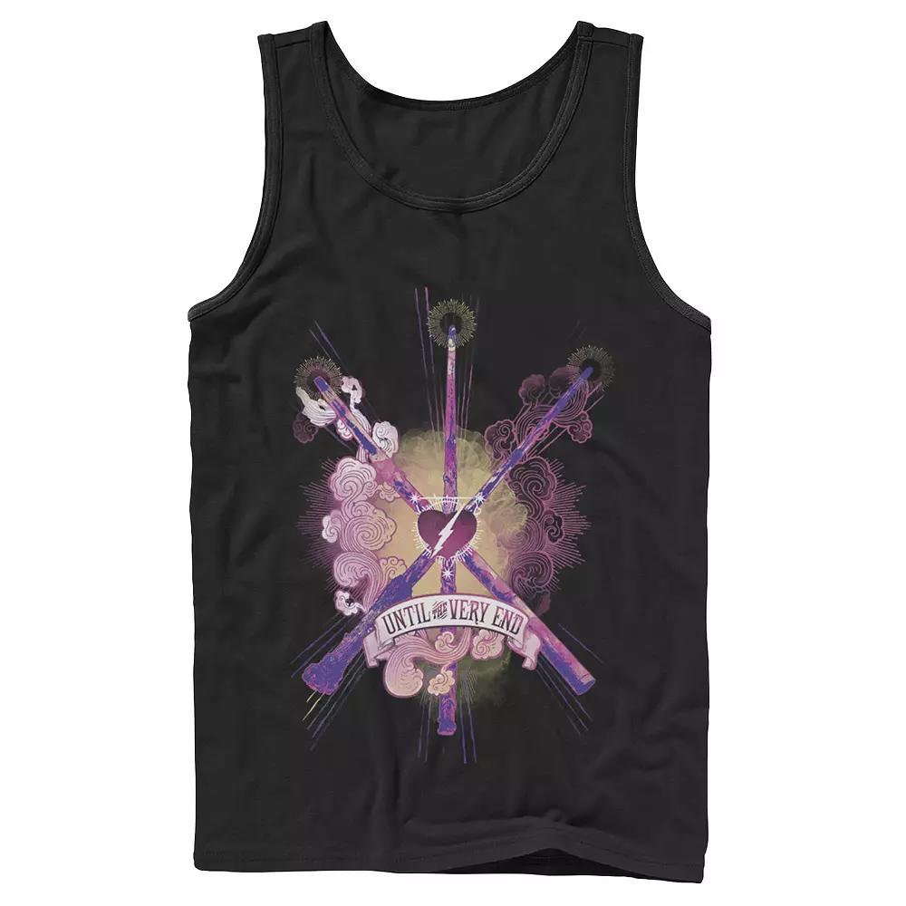 Men's Harry Potter Until The Very End Wands Tank Top,  Product Image