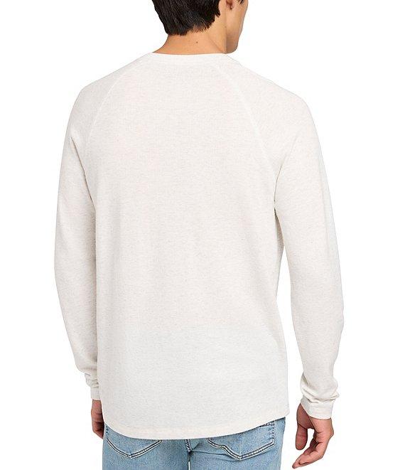Faherty Cloud Long Sleeve Henley Shirt Product Image