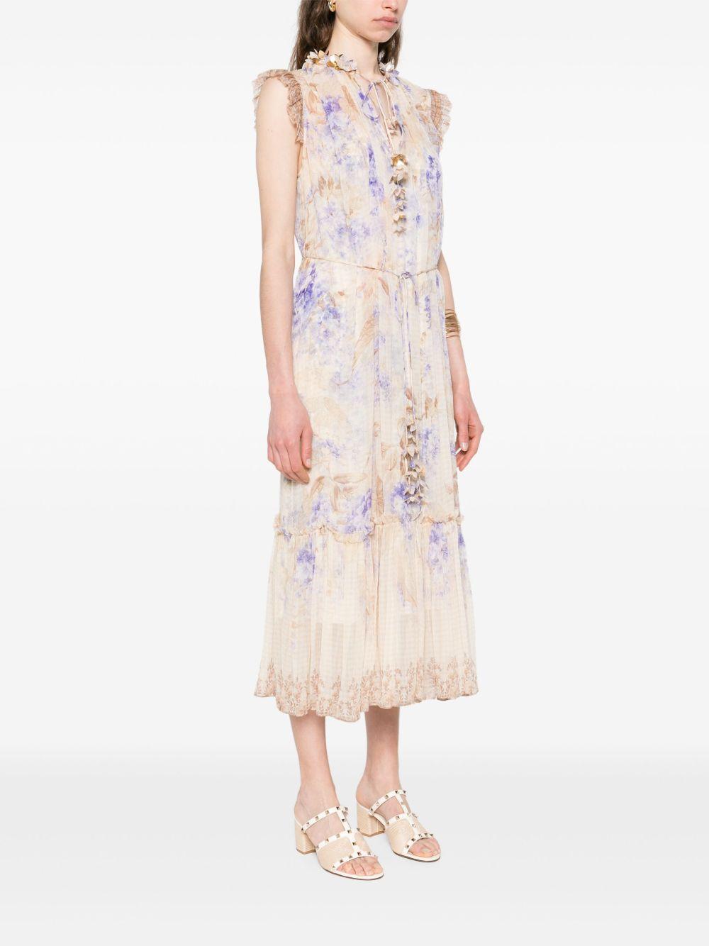 Dawning Flutter midi dress Product Image