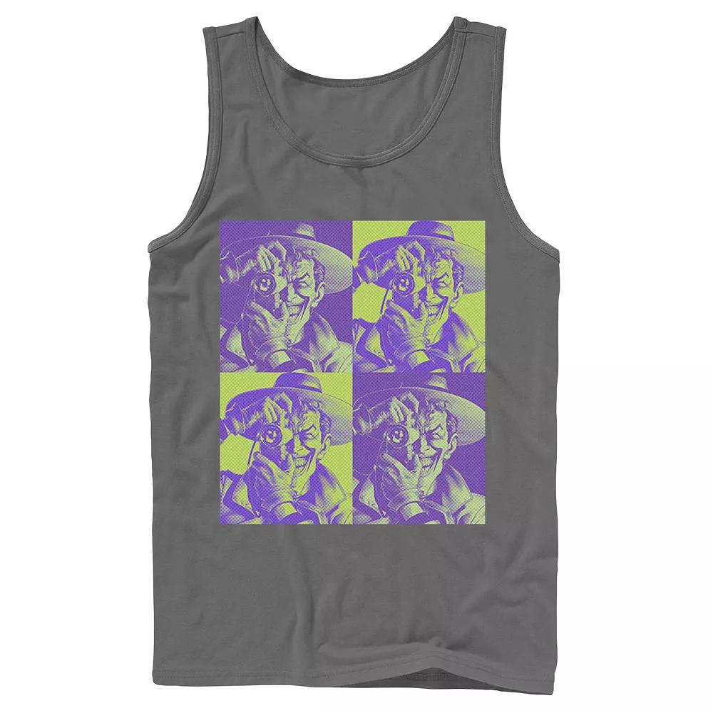 Men's DC Batman The Joker Halftone Popart Tank Top,  Product Image