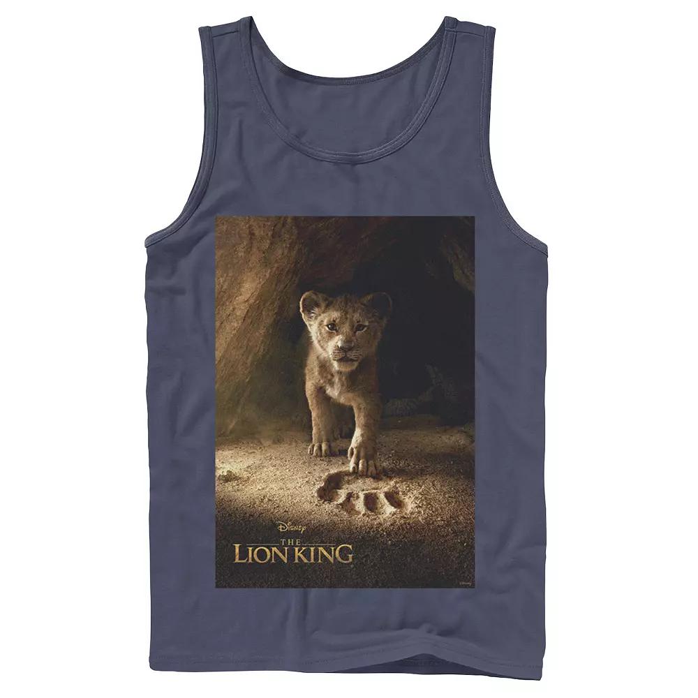 Disney's The Lion King Simba Paw Men's Live Action Movie Poster Tank Top,  Product Image
