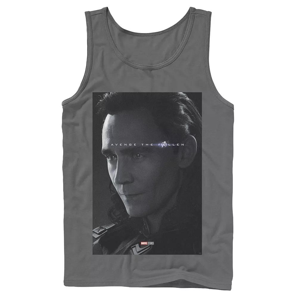 Men's Marvel Avengers Endgame Loki Avenge The Fallen Poster Tank Top, Boy's,  Product Image