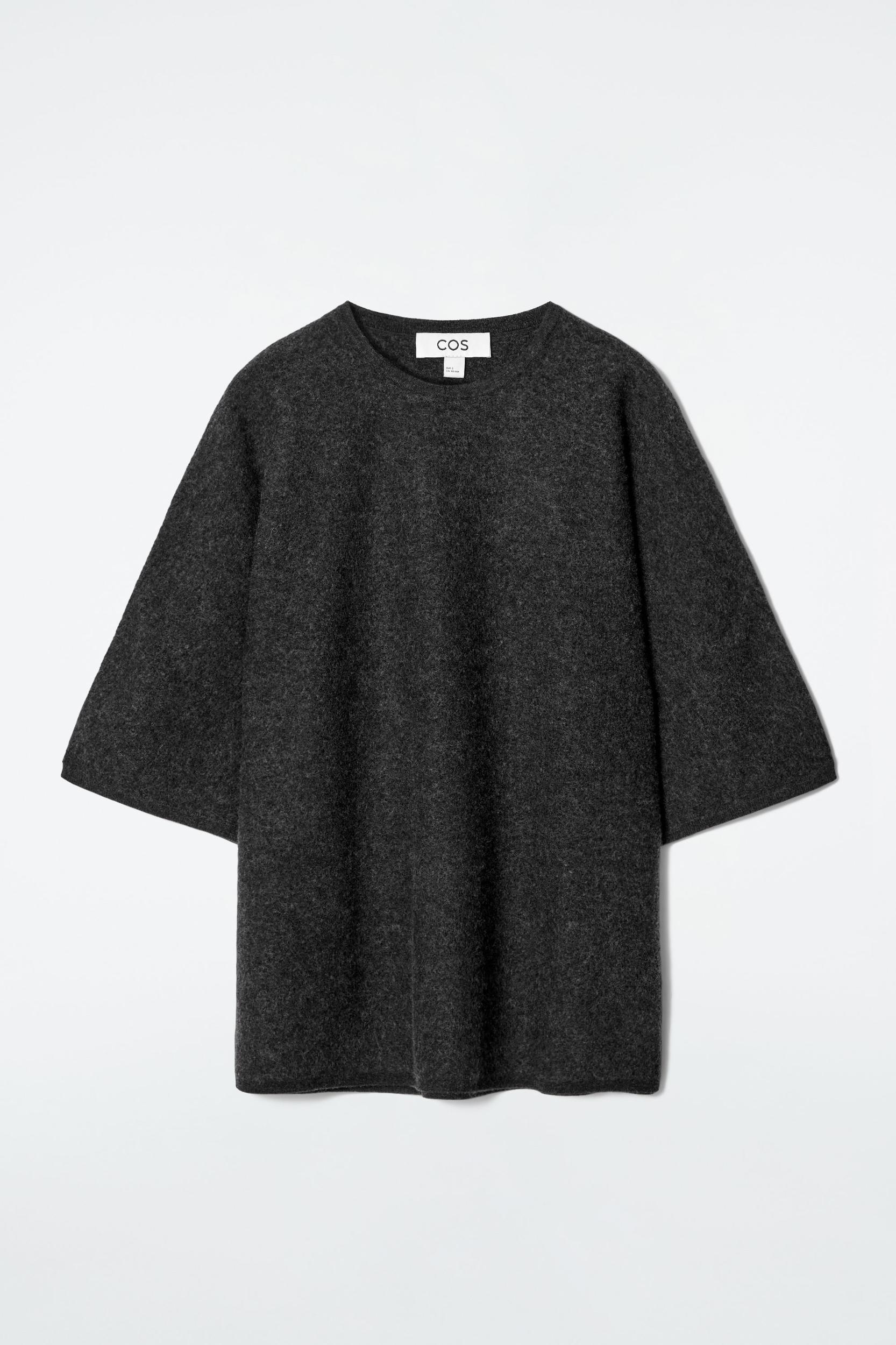 OVERSIZED BOILED MERINO WOOL T-SHIRT Product Image