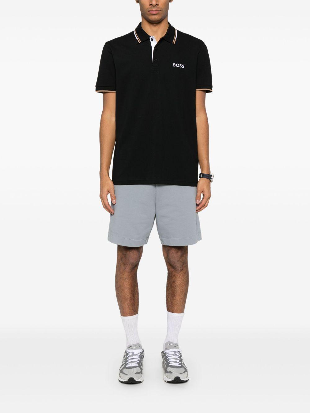 logo-embroidered polo shirt Product Image