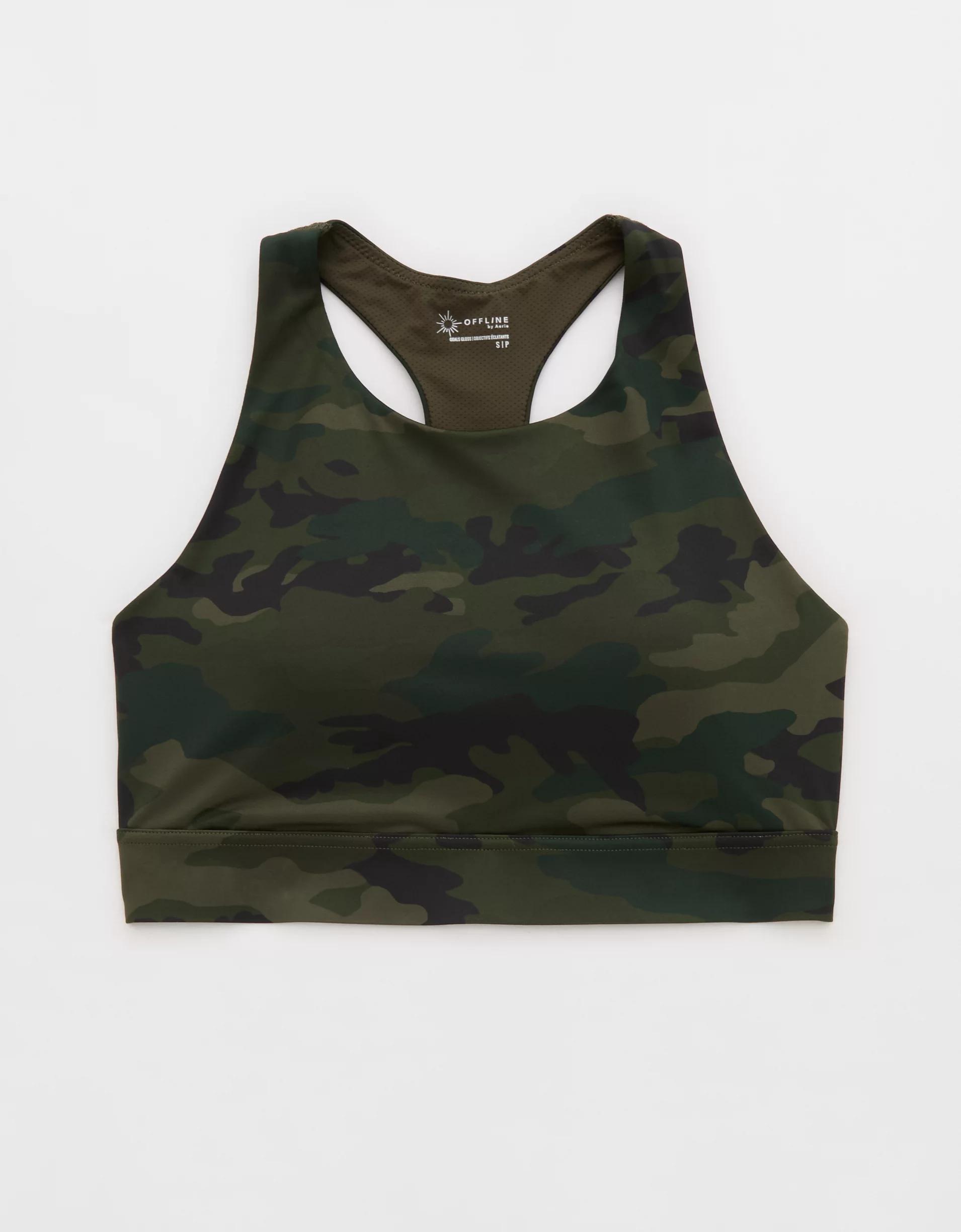 OFFLINE By Aerie Goals Gloss High Neck Sports Bra Product Image