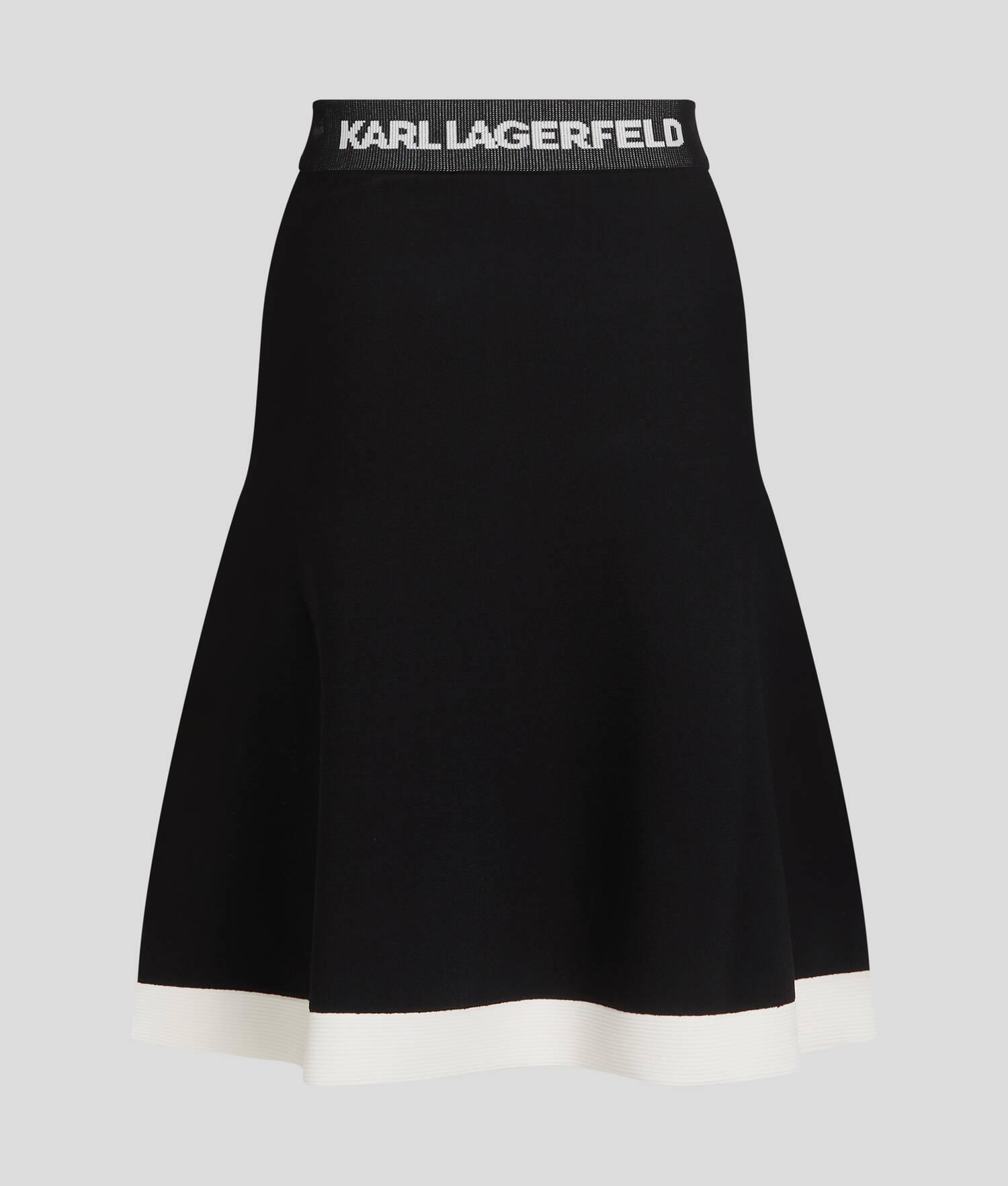 FLARED KNIT SKIRT Product Image