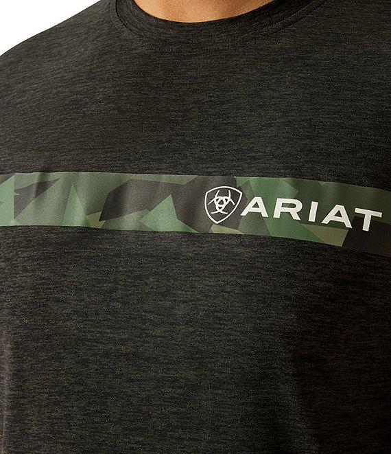 Ariat Charger Camouflage Chest Stripe Short Sleeve T-Shirt Product Image