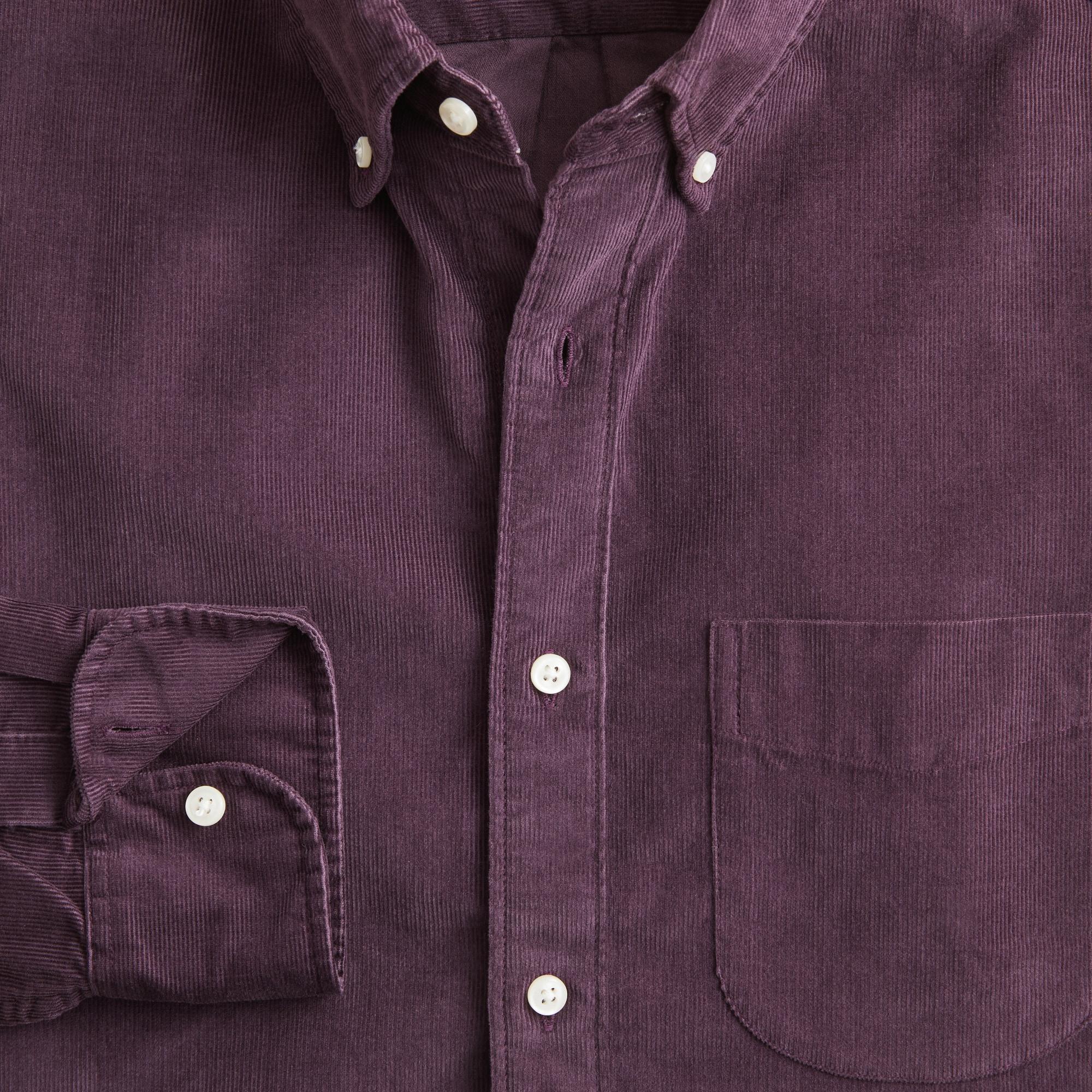 Fine-wale corduroy shirt Product Image
