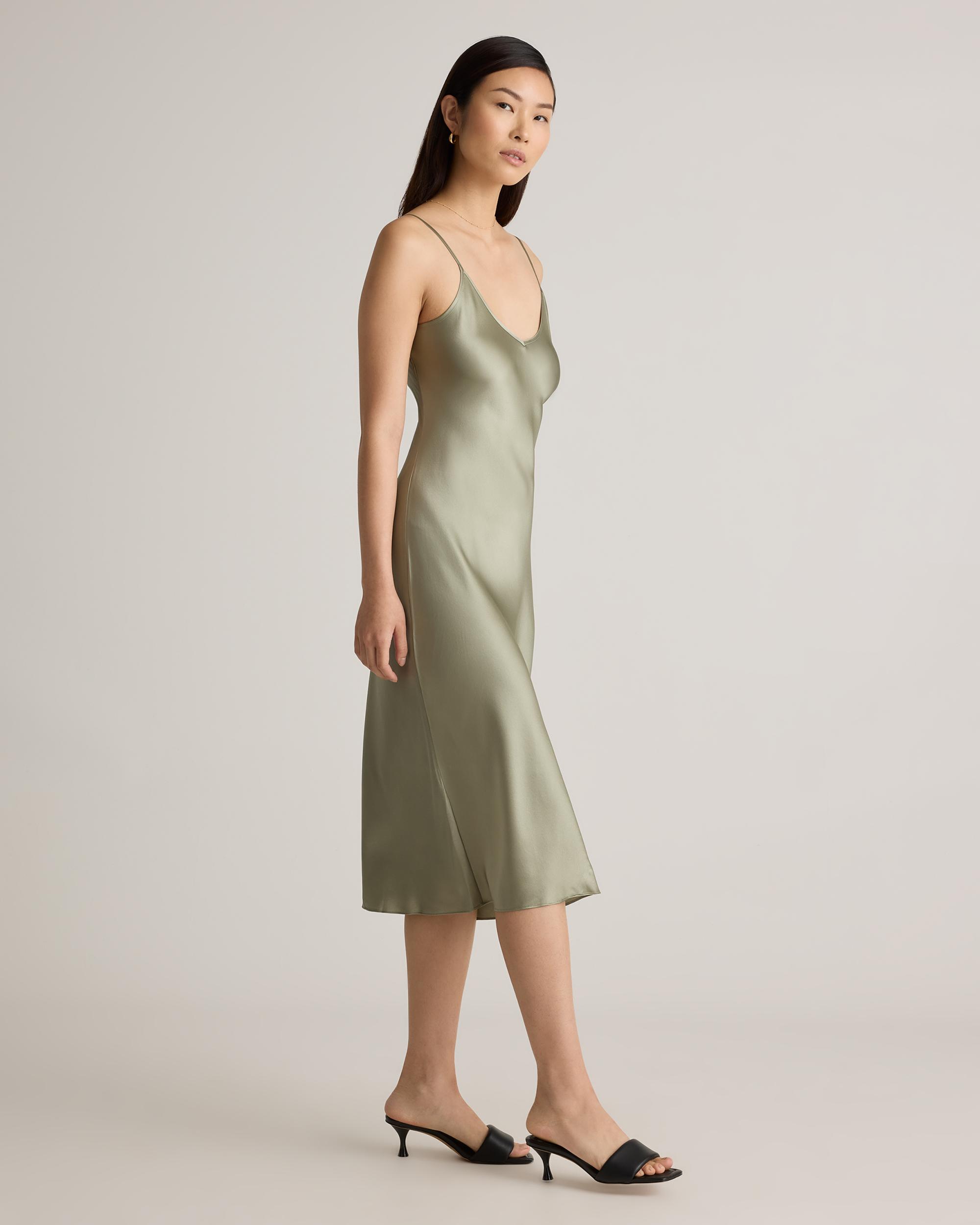 Quince | Women's Slip Dress Size XL, Silk Product Image