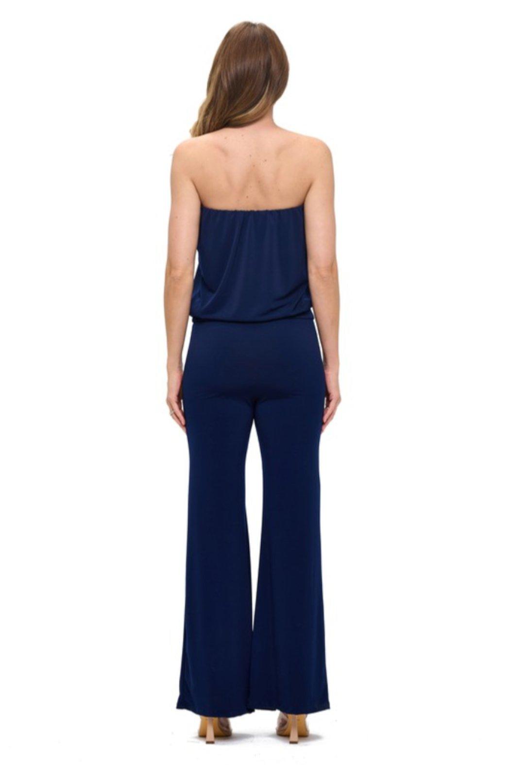 Tube Jumpsuit Split Leg Product Image