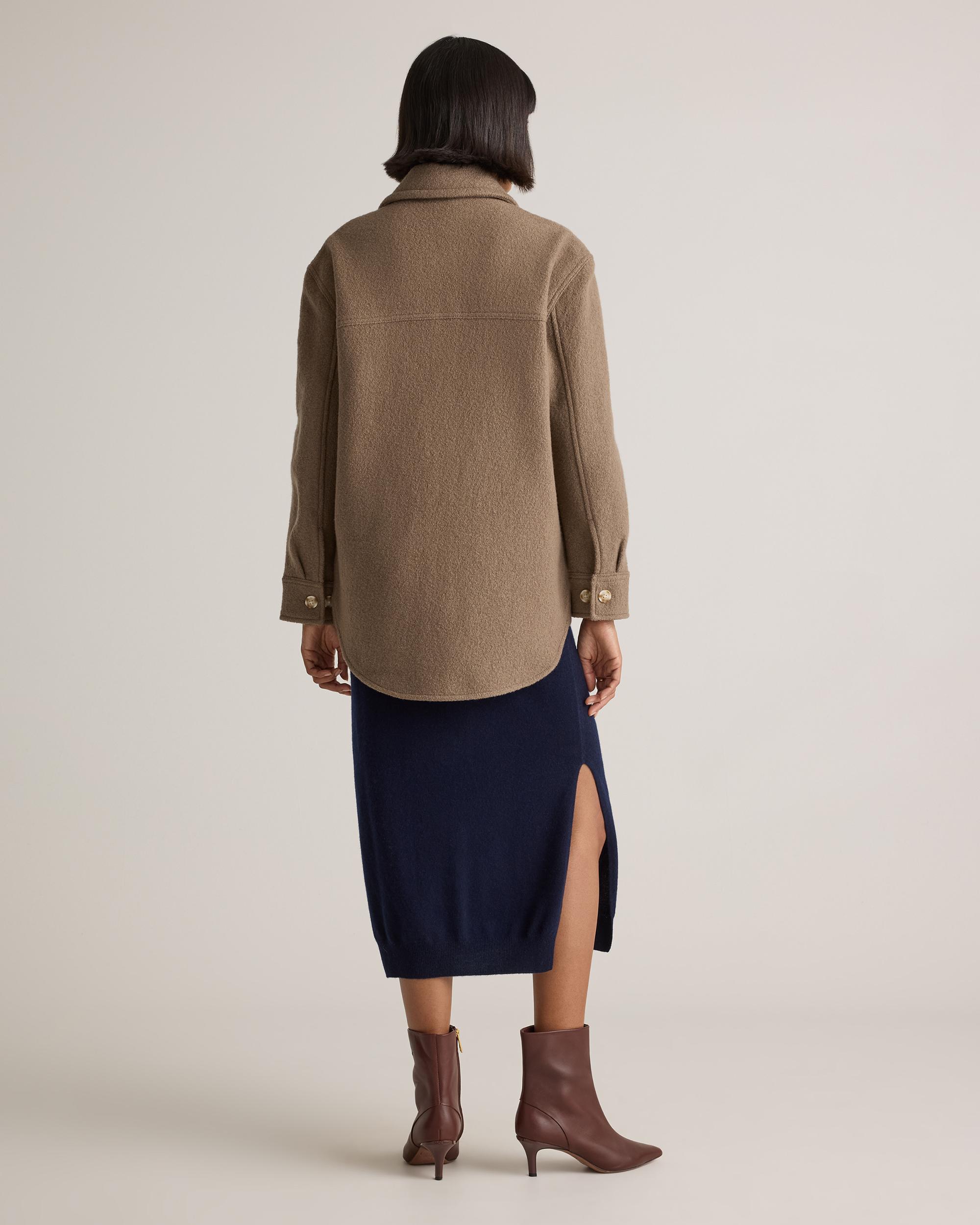 Quince | Women's 100% Merino Wool Shirt Jacket Size XS Product Image