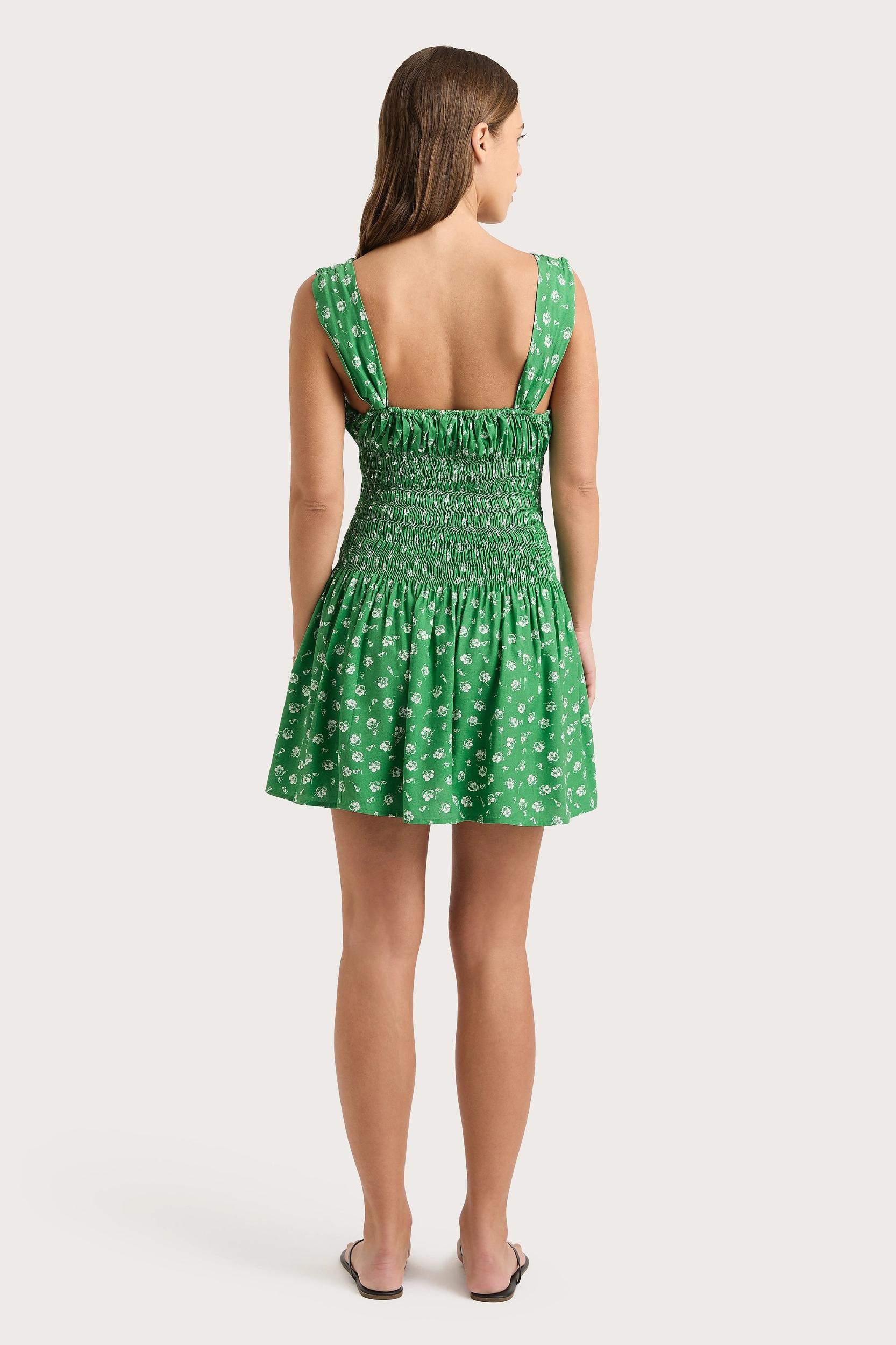 Yerres Mini Dress Green - Final Sale Product Image