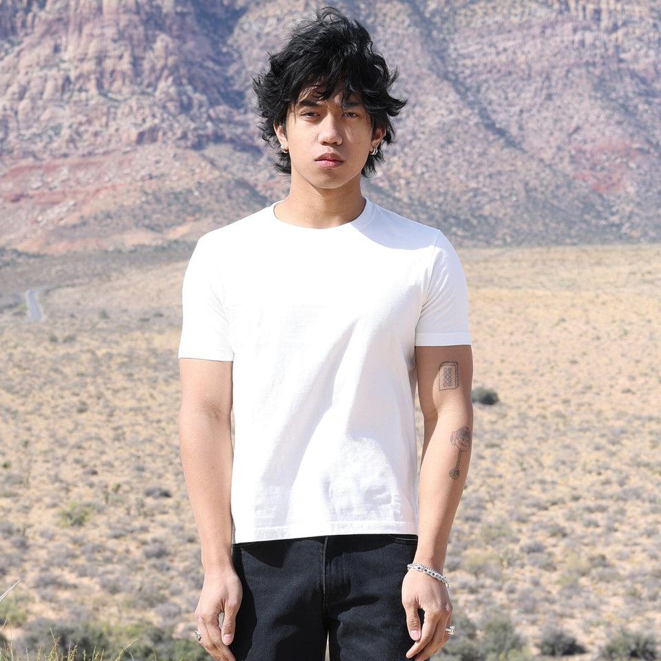 Los Feliz Crop Muscle Tee II (Natural) Product Image