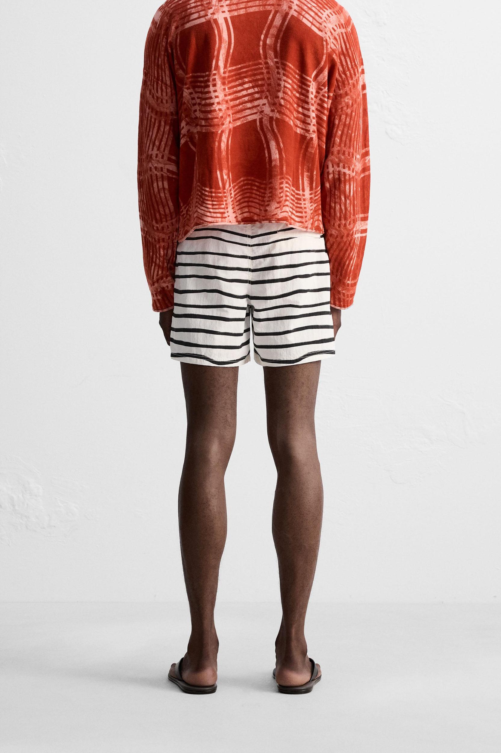 OTIS KWAME KYE QUAICOE PRINTED MID-LENGTH SWIMSUIT Product Image