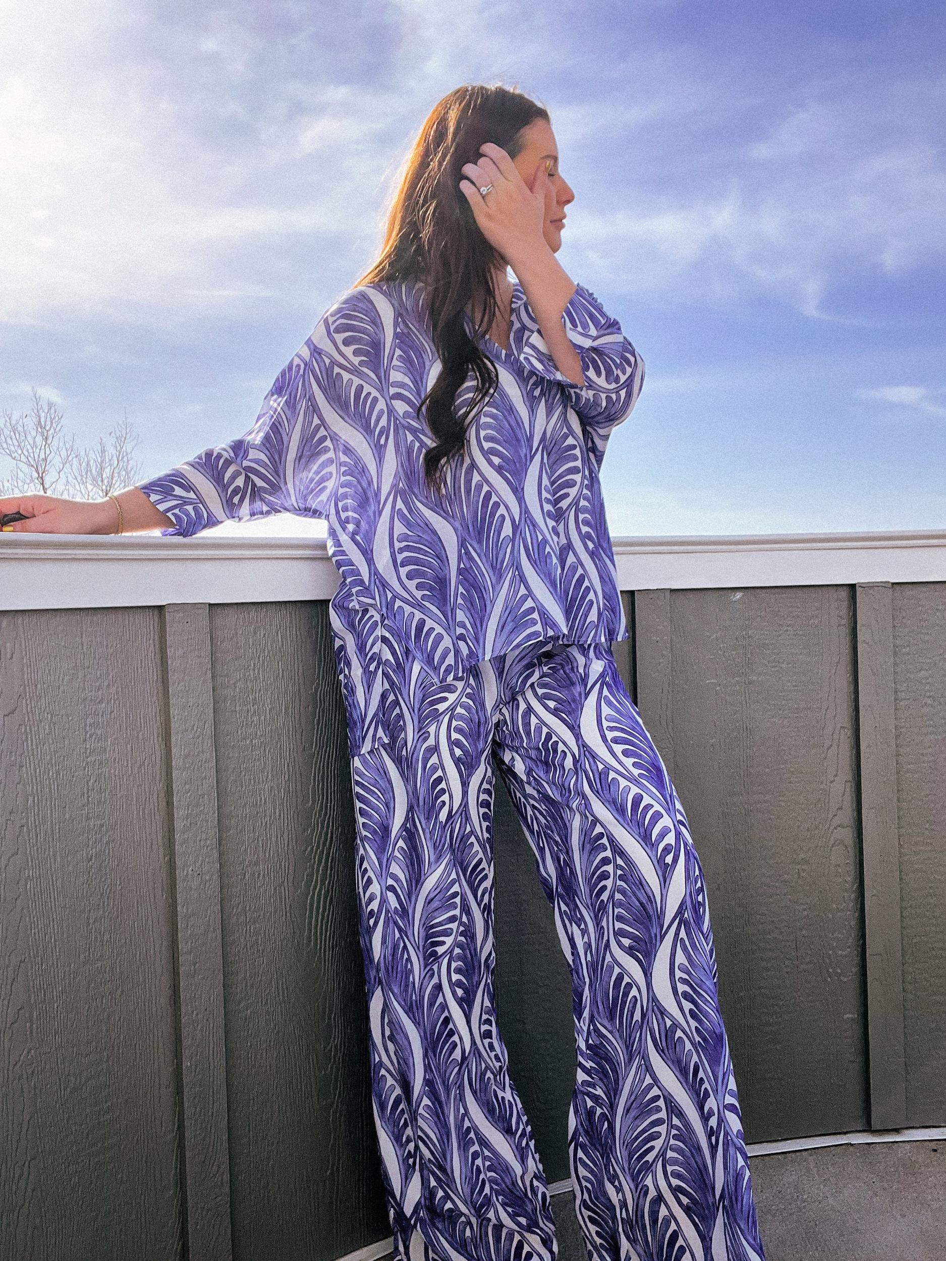 Mykonos Palms Pants Product Image