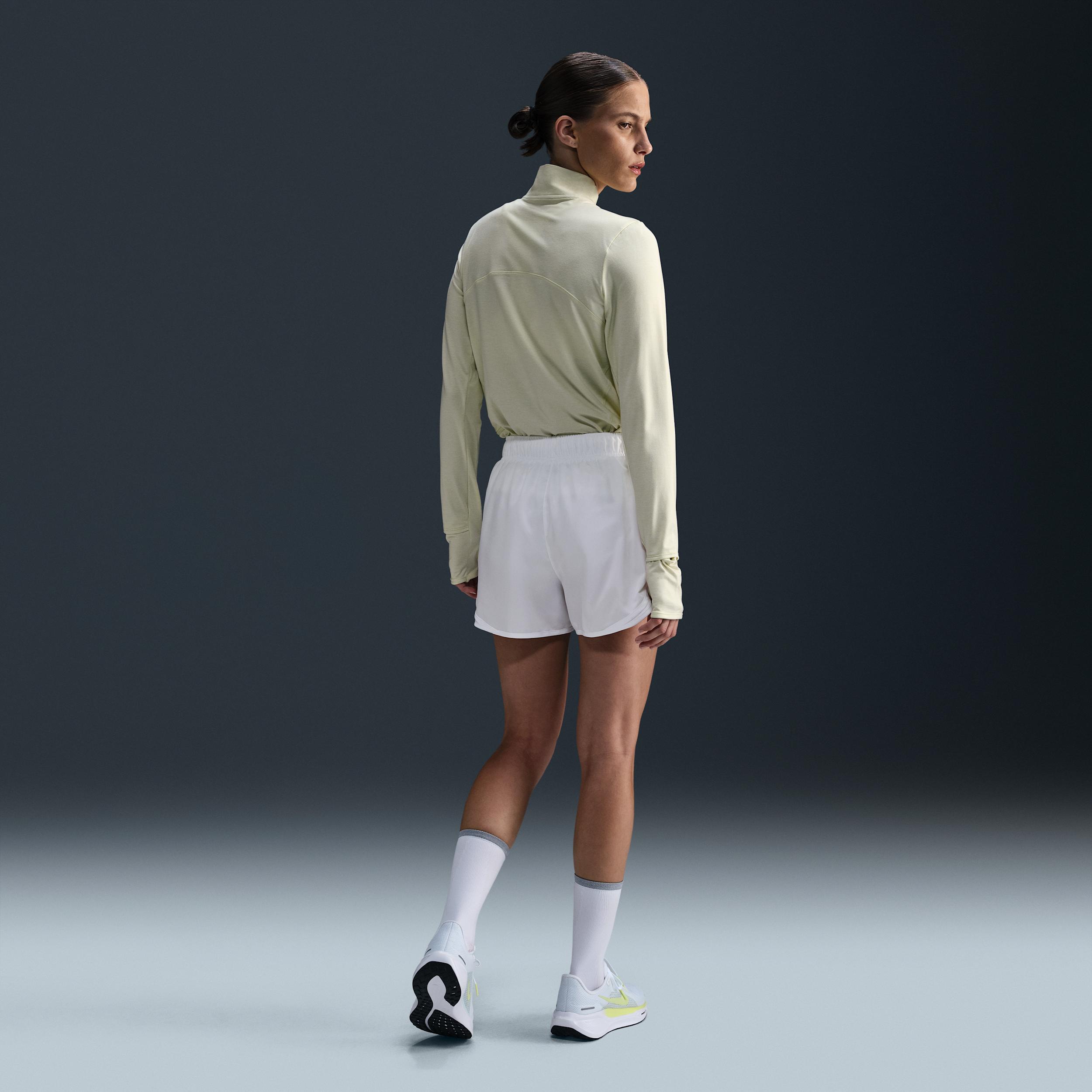 Nike Womens Tempo Dri-FIT Mid-Rise Brief-Lined Running Shorts | HM6096-100 Product Image