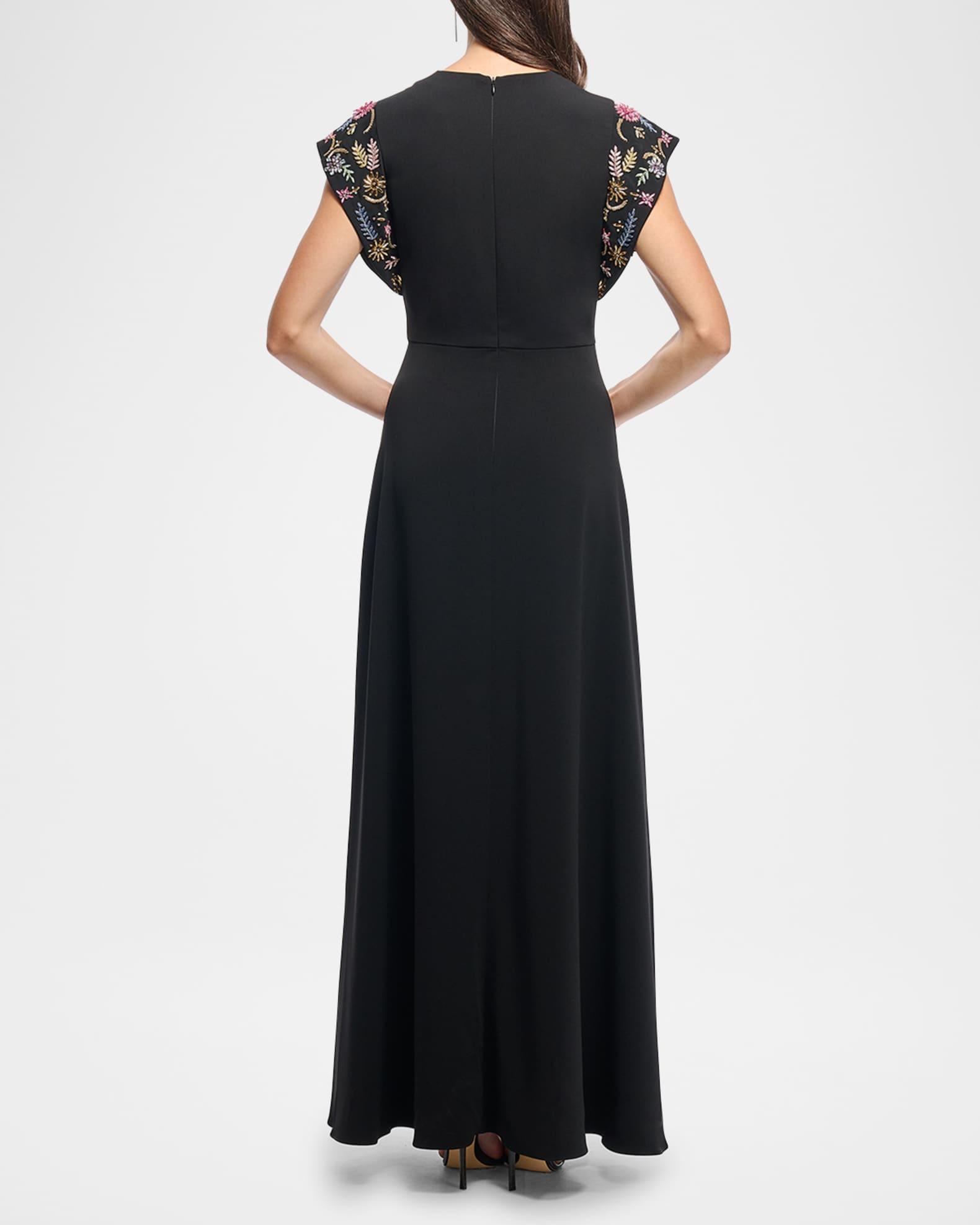 Matassa Floral Embellished Empire Gown  Product Image