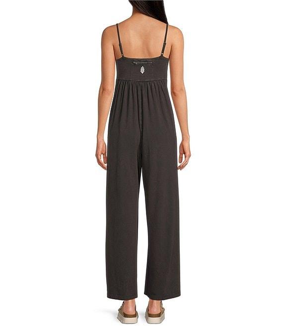 FP Movement Hot Shot Strappy Square Neck Sleeveless Wide Leg Jumpsuit Product Image