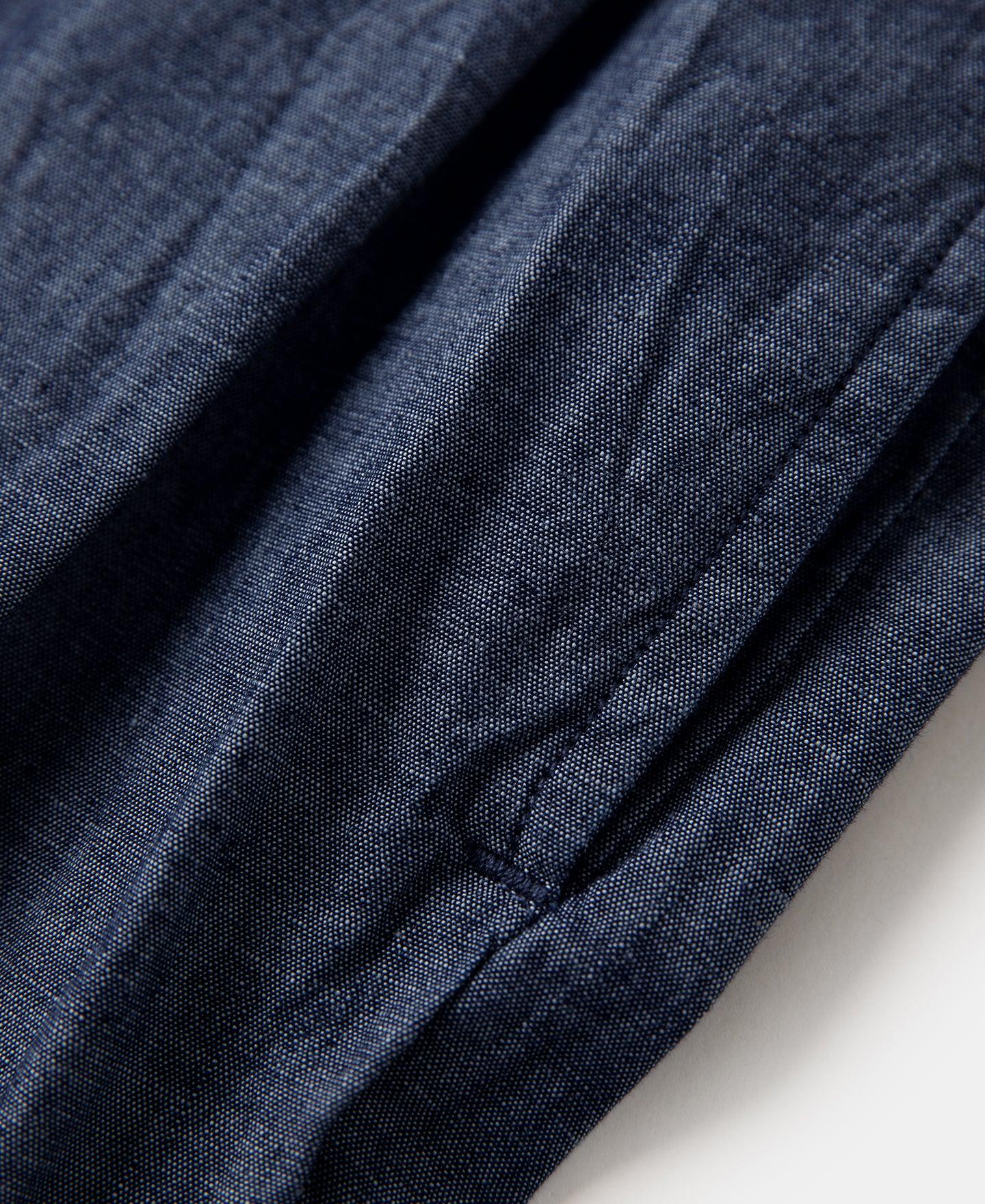 1930s Double-Pleated Chambray Pants Product Image