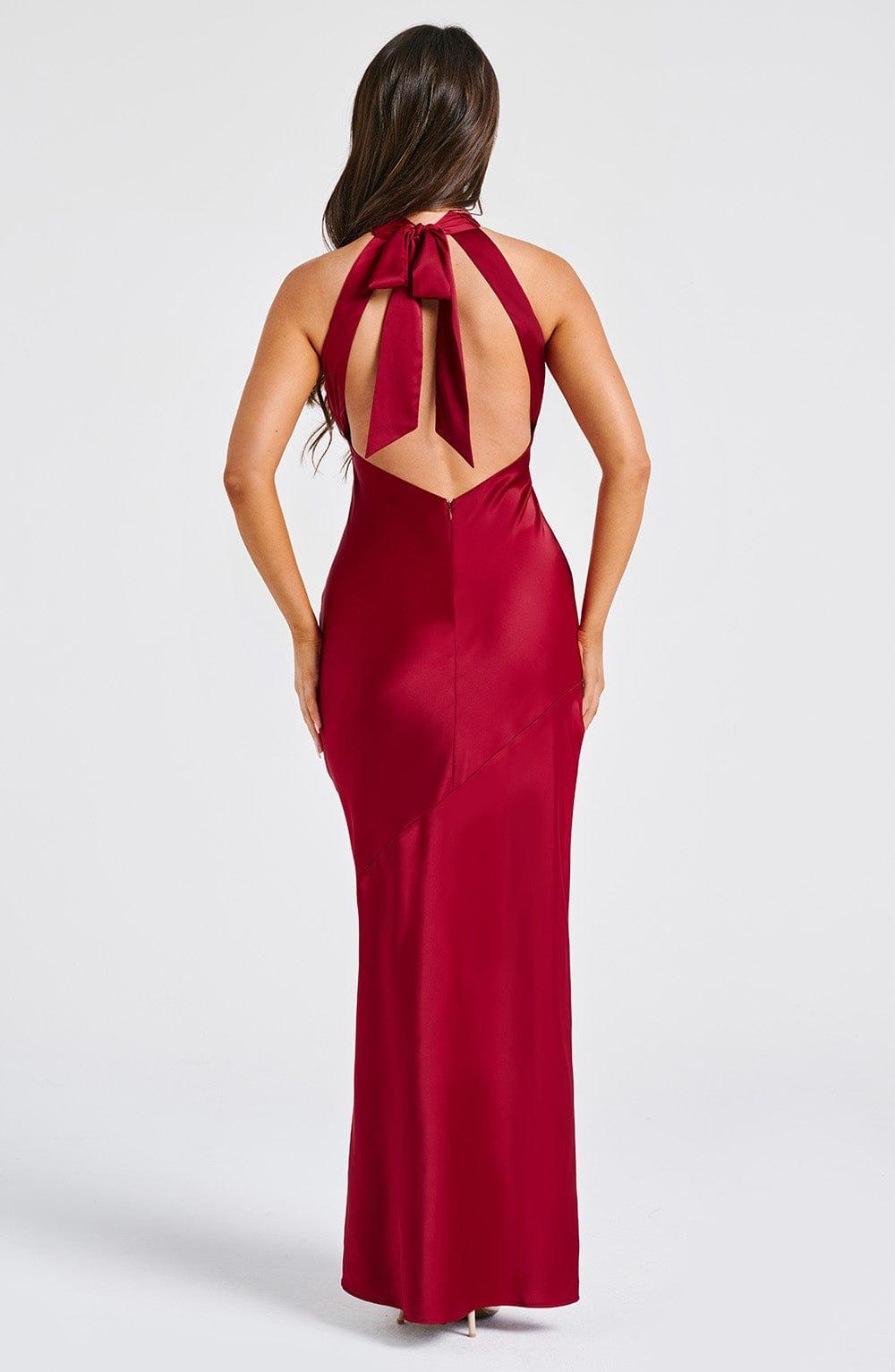 Etta Maxi Dress - Wine Product Image