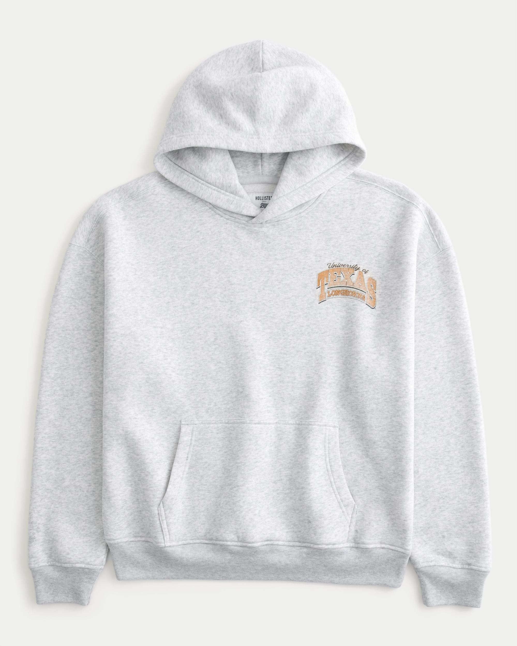 Boxy UConn Graphic Hoodie Product Image